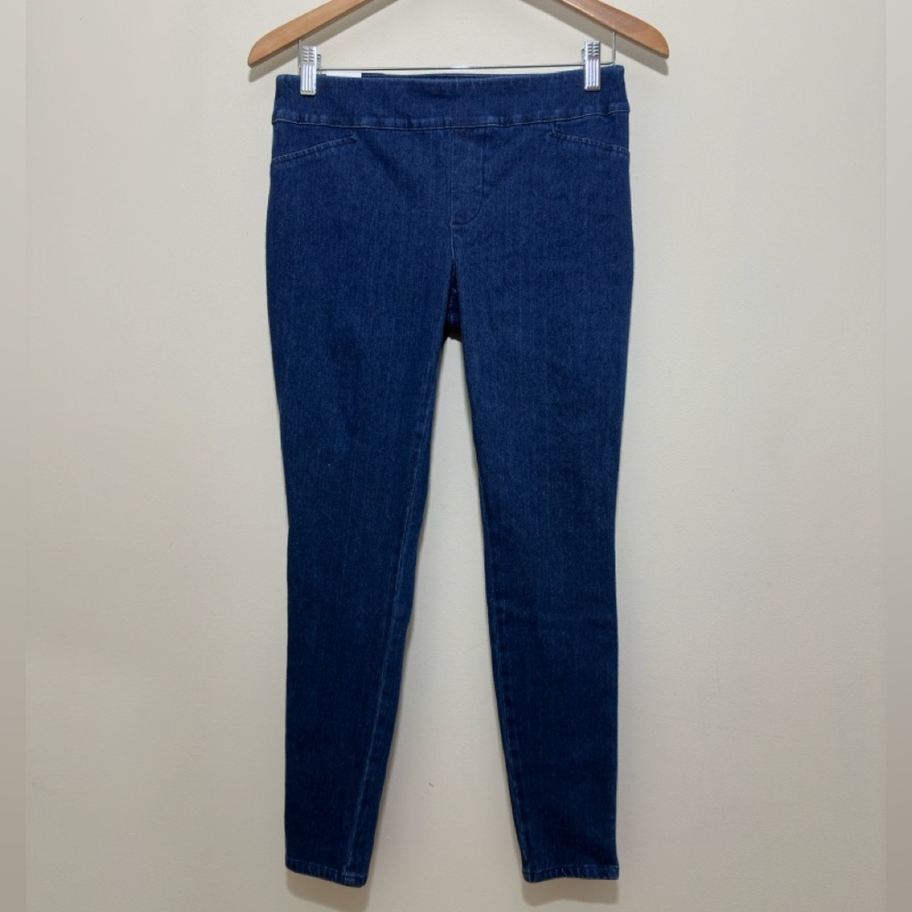Calvin Klein Blue Pull-On Stretch Jeggings NWT High Rise Skinny Size Small